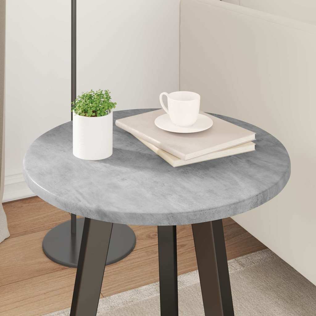 Stalo viršus Betono pilka Ø 40 x 1,5 cm Apdirbta mediena