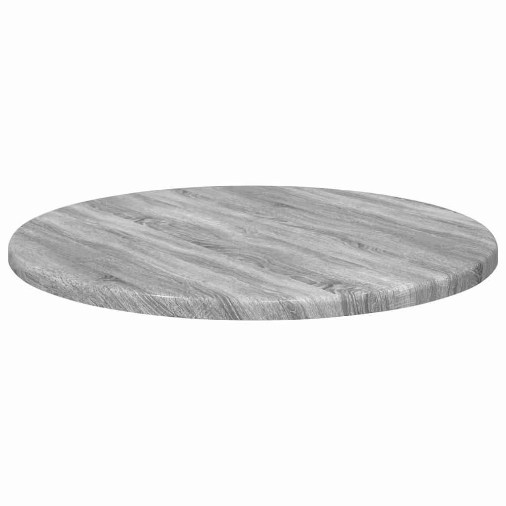 Stalo viršus Pilka sonoma ąžuolo Ø 40 x 1,5 cm Apdirbta mediena