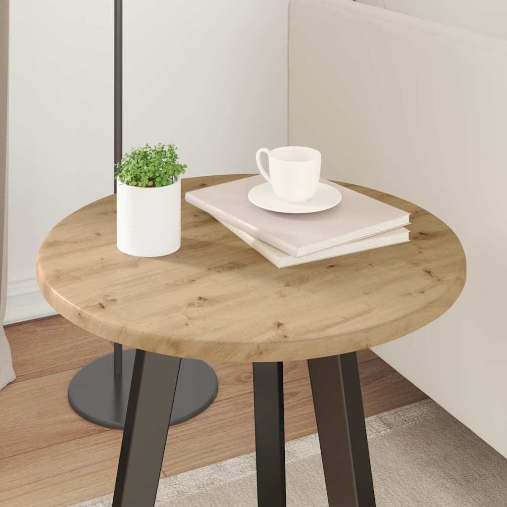 Tabletop artisan oak 40 x 40 x 1.5 cm Processed wood