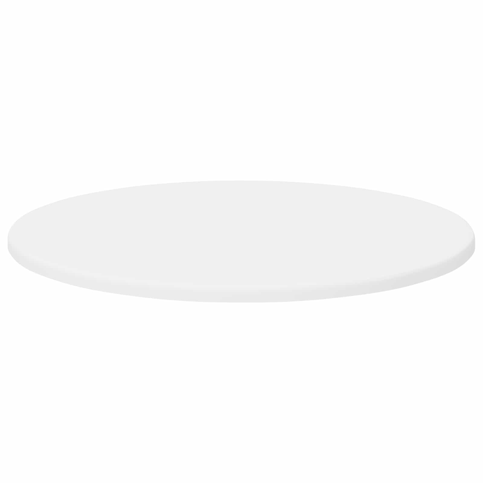 Stalo viršus Balta Ø 50 x 1,5 cm Apdirbta mediena