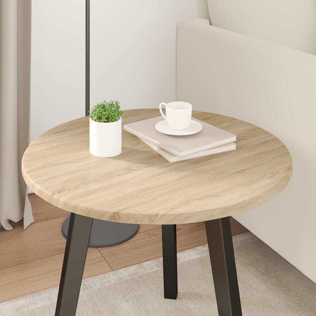 Tabletop Sonoma oak 50 x 50 x 1.5 cm Engineered wood