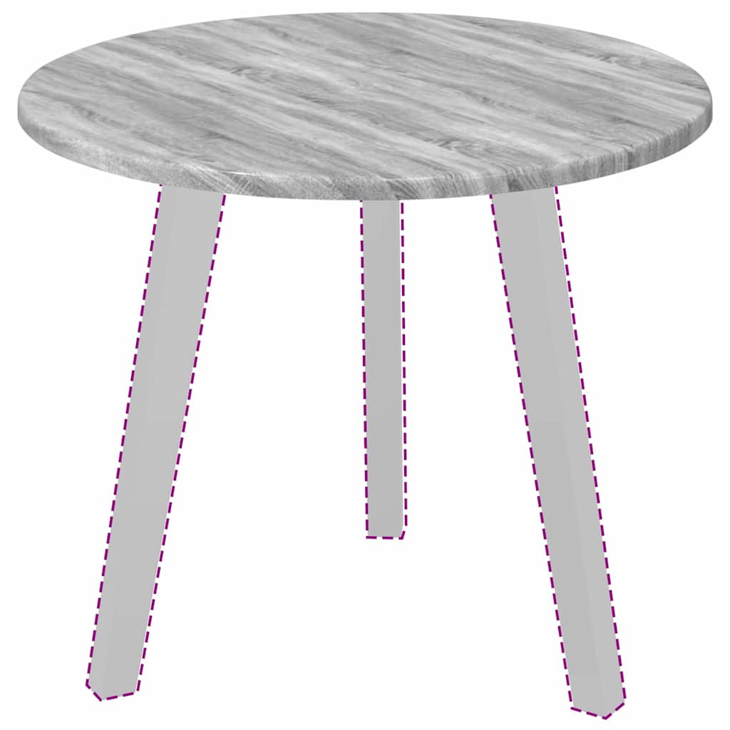 Galda virsma Pelēka Sonoma ozola 50 x 50 x 1,5 cm