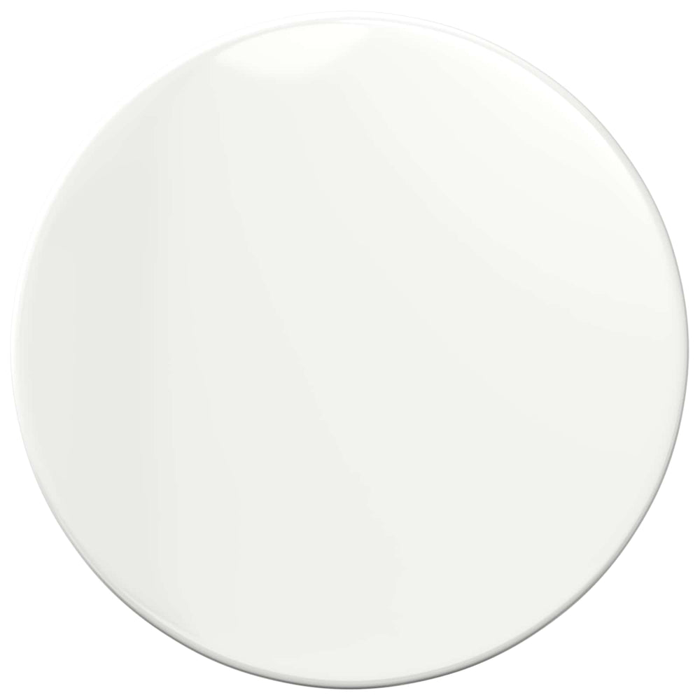 Stalo viršus Ypatingai blizgi balta Ø 60 x 1,5 cm
