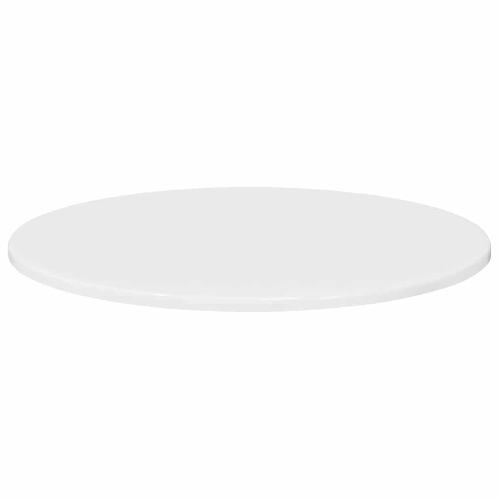 Stalo viršus Ypatingai blizgi balta Ø 60 x 1,5 cm