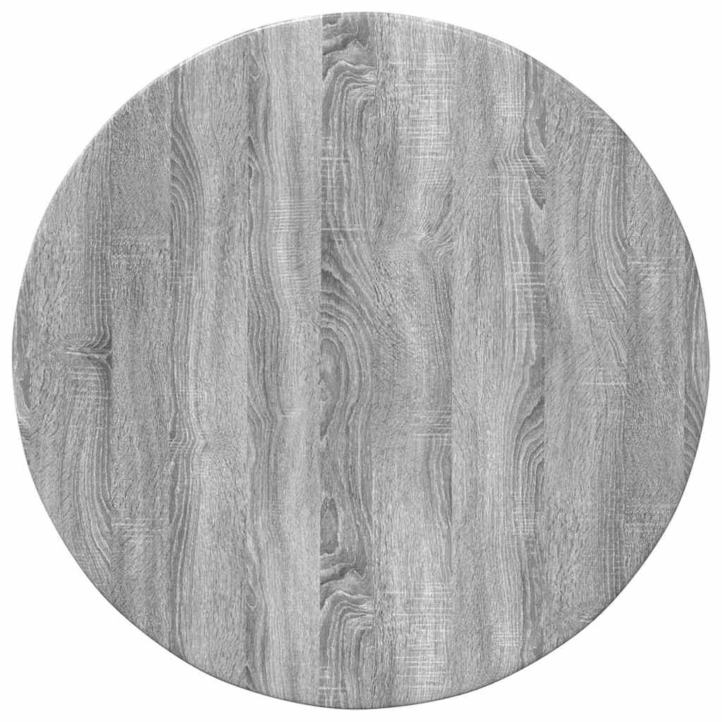Stalo viršus Pilka sonoma ąžuolo Ø 60 x 1,5 cm Apdirbta mediena