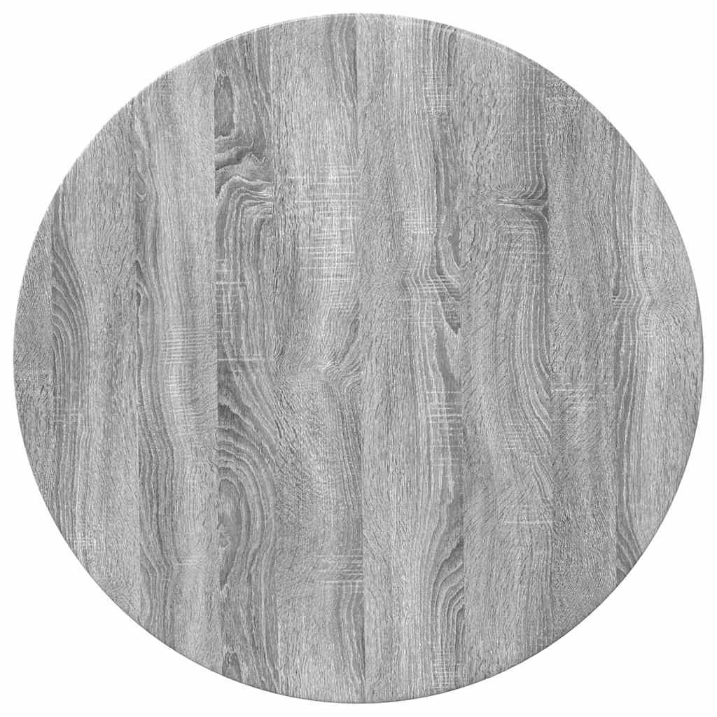 Galda virsma Pelēka sonomas ozola 70 x 70 x 1,5 cm