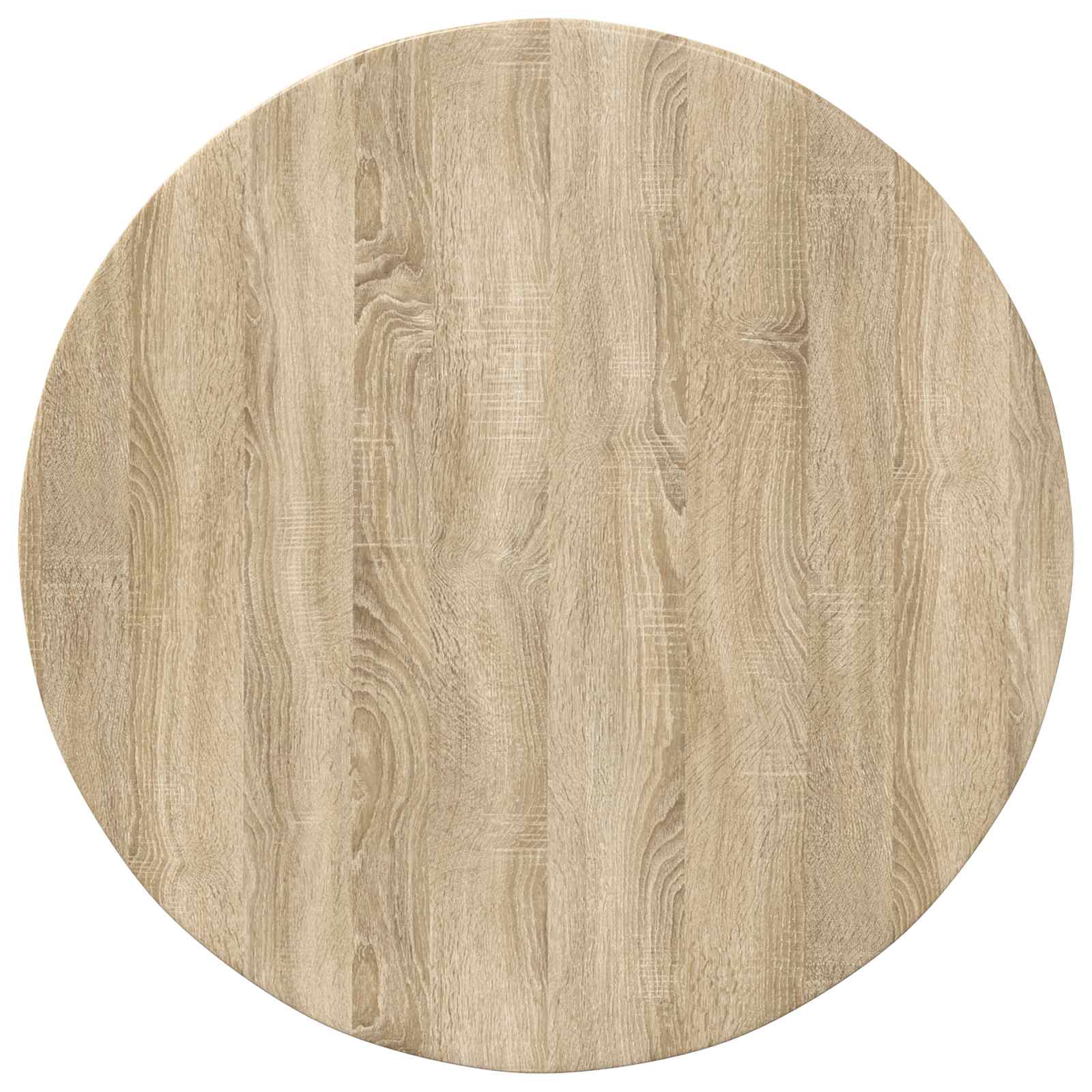 Tabletop Sonoma Oak 80 x 80 x 1.5 cm Engineered Wood