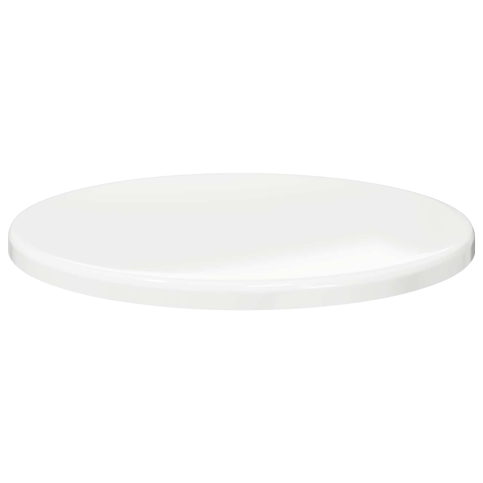 Stalo viršus Ypatingai blizgi balta 80 x 80 x 1,5 cm