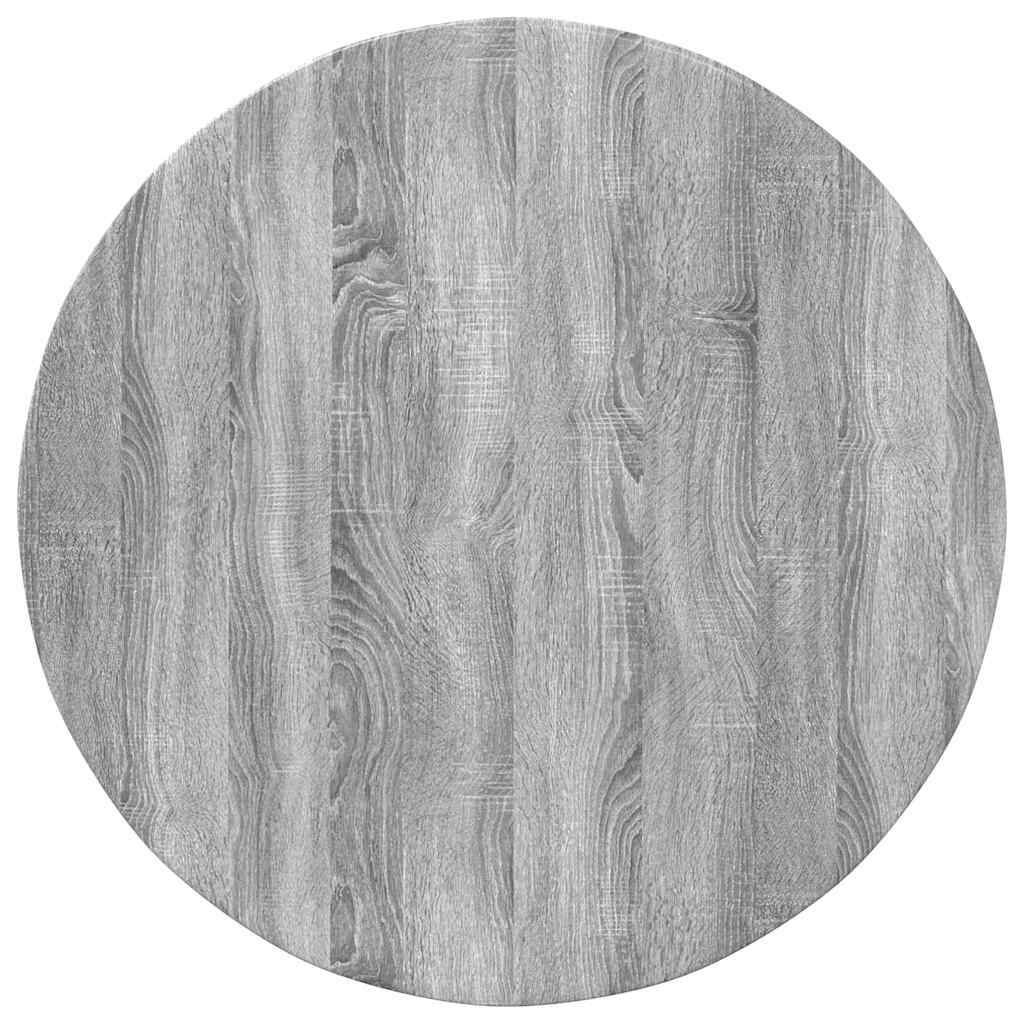 Stalo viršus Pilka sonoma ąžuolo 80 x 80 x 1,5 cm