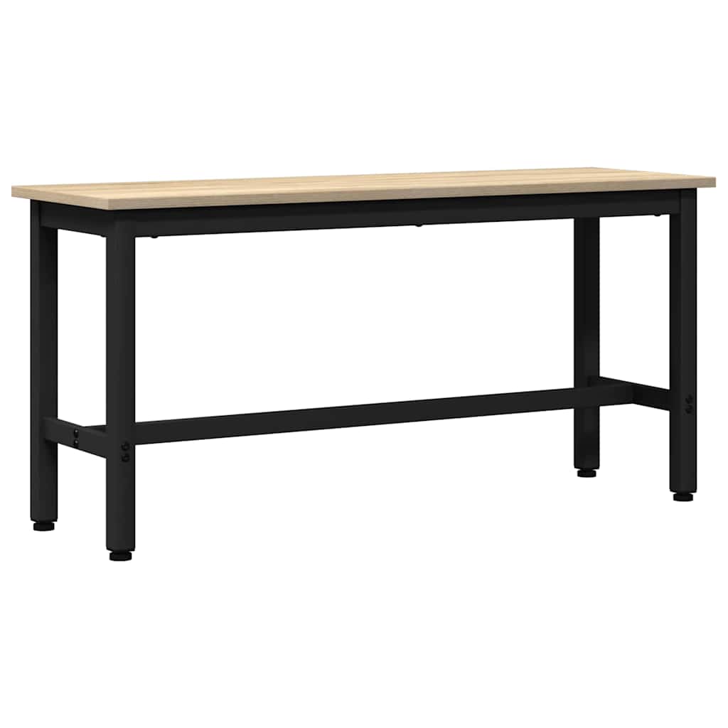Dining bench Sonoma oak 100 x 32.5 x 48.5 cm