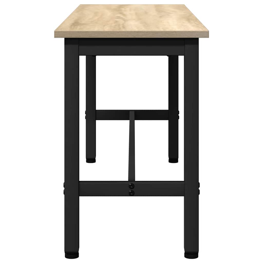 Dining bench Sonoma oak 100 x 32.5 x 48.5 cm