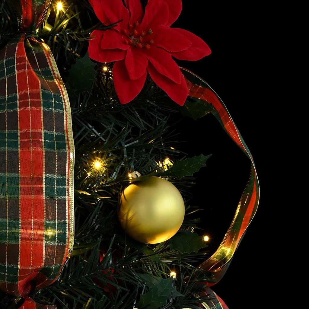 Dirbtinė Kalėdų eglutė CRYSTAL POLAR, su 100 LED stovu Žalia 150 cm.