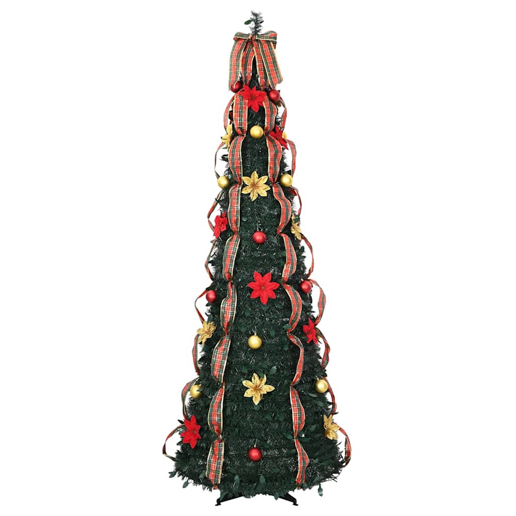 Dirbtinė Kalėdų eglutė CRYSTAL POLAR, su 150 LED stovu Žalia 180 cm.