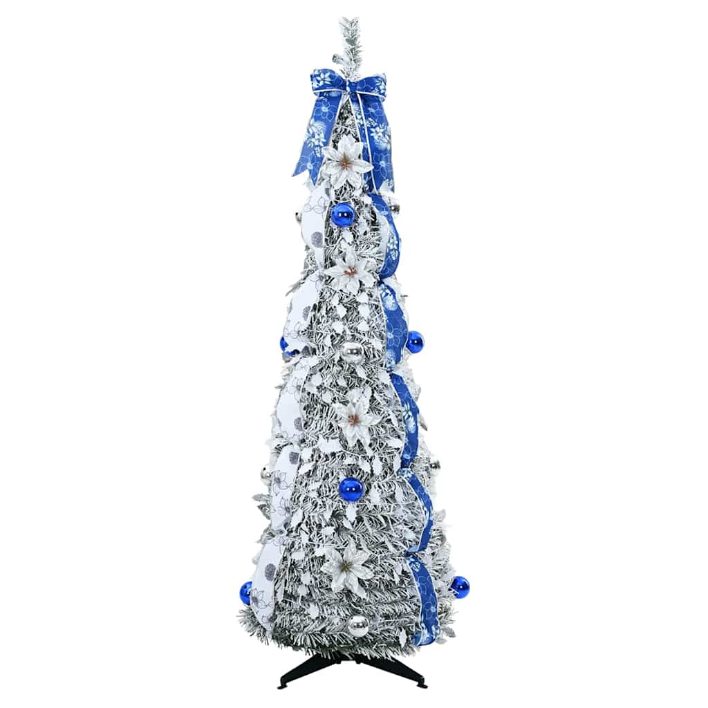 Dirbtinė Kalėdų eglutė CRYSTAL POLAR, su 100 LED stovu Žalia 150 cm.