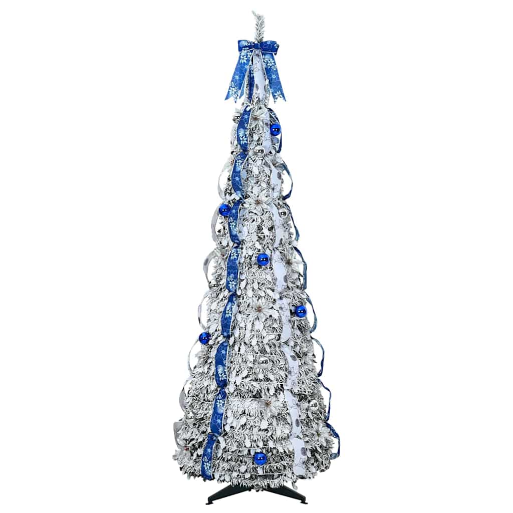 Mākslīgā eglīte CRYSTAL POLAR, ar 150 LED lampiņām, zaļa 180 cm.
