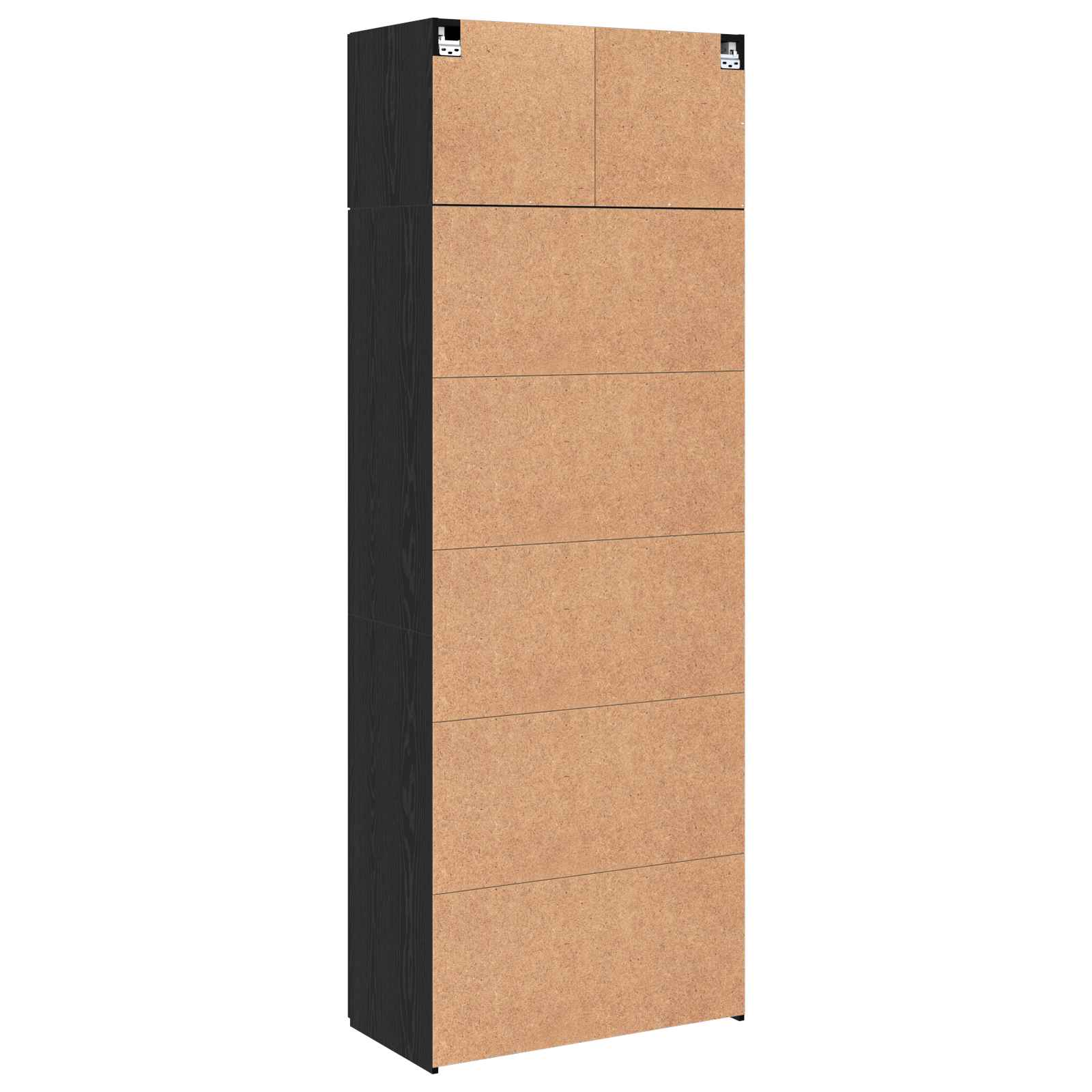 Oppbevaringsskap 3 pcs Juodas ąžuolas