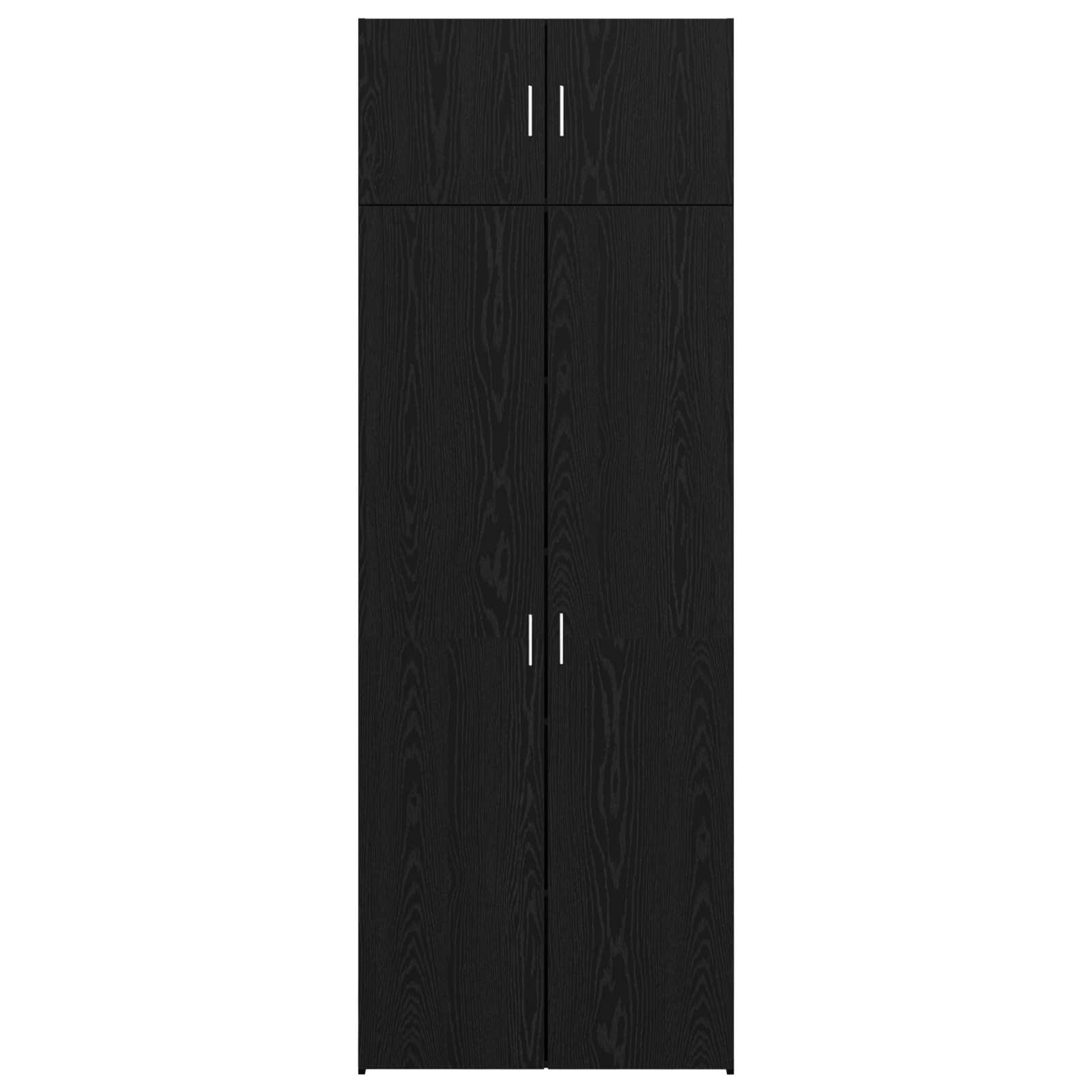 Oppbevaringsskap 3 pcs Juodas ąžuolas