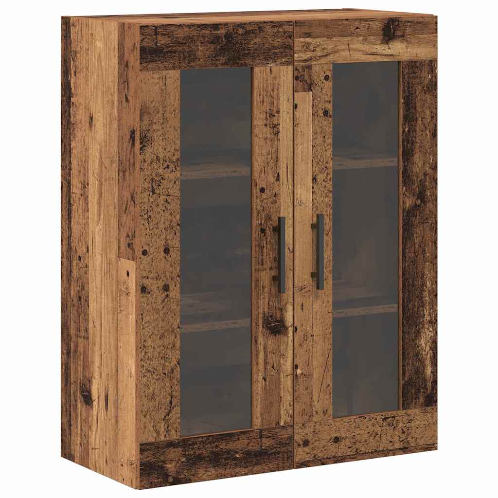 Tall cabinet 2 pcs Old wood Processed wood