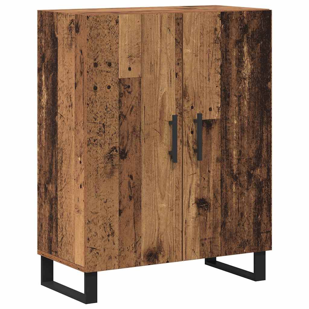Tall cabinet 2 pcs Old wood Processed wood