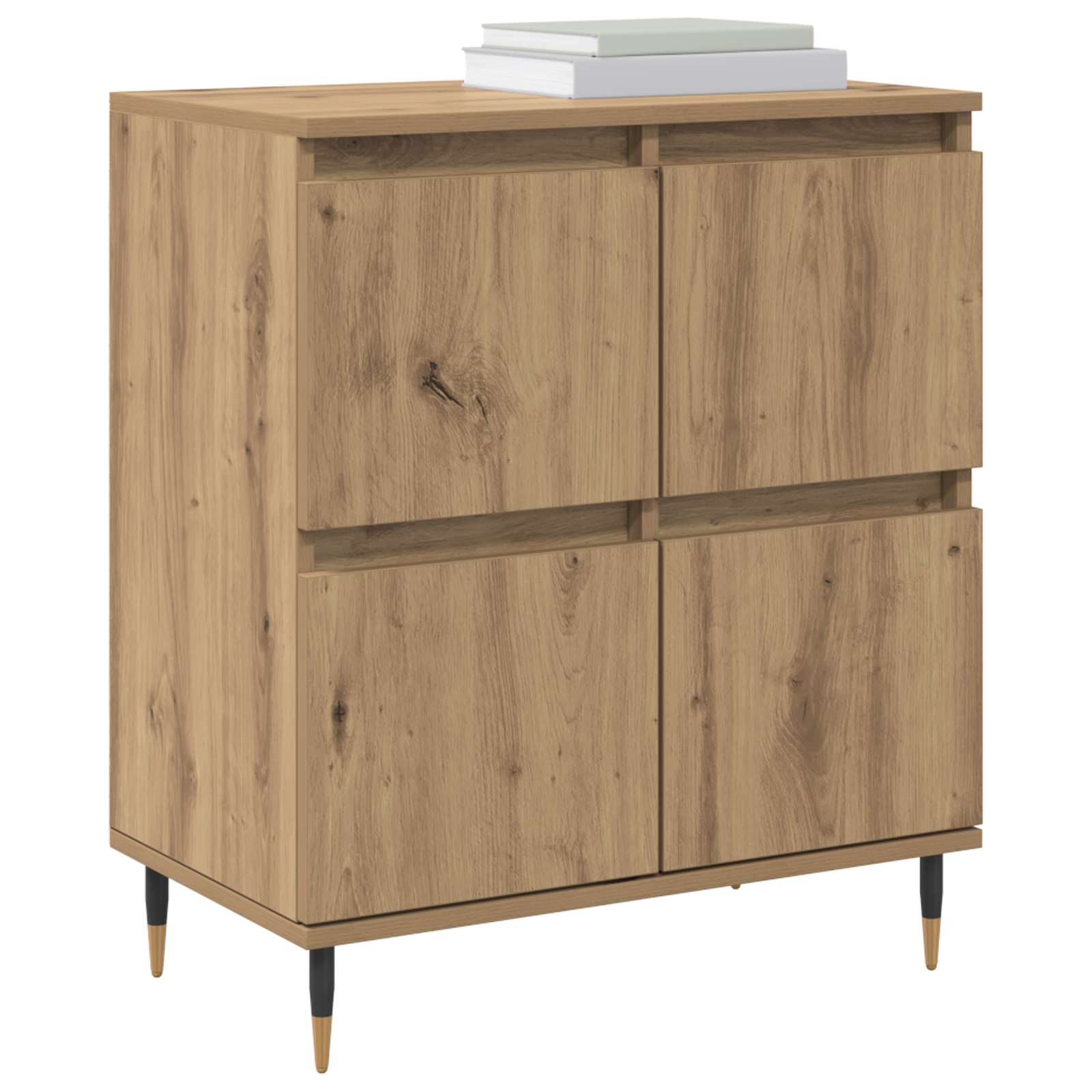 Oppbevaringsskap 2 pcs Amatininkų ąžuolas 60 x 35 x 70 cm