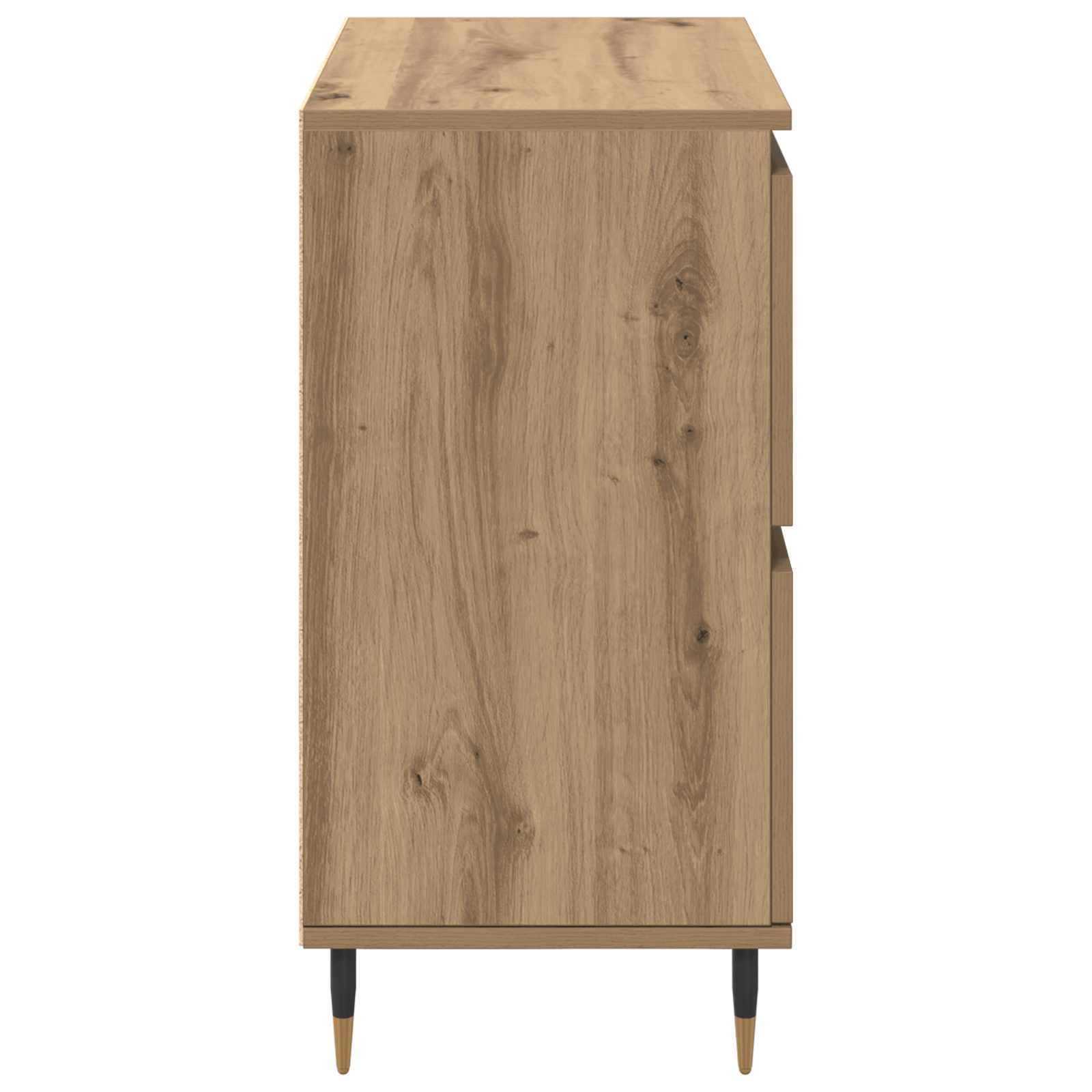 Oppbevaringsskap 2 pcs Amatininkų ąžuolas 60 x 35 x 70 cm