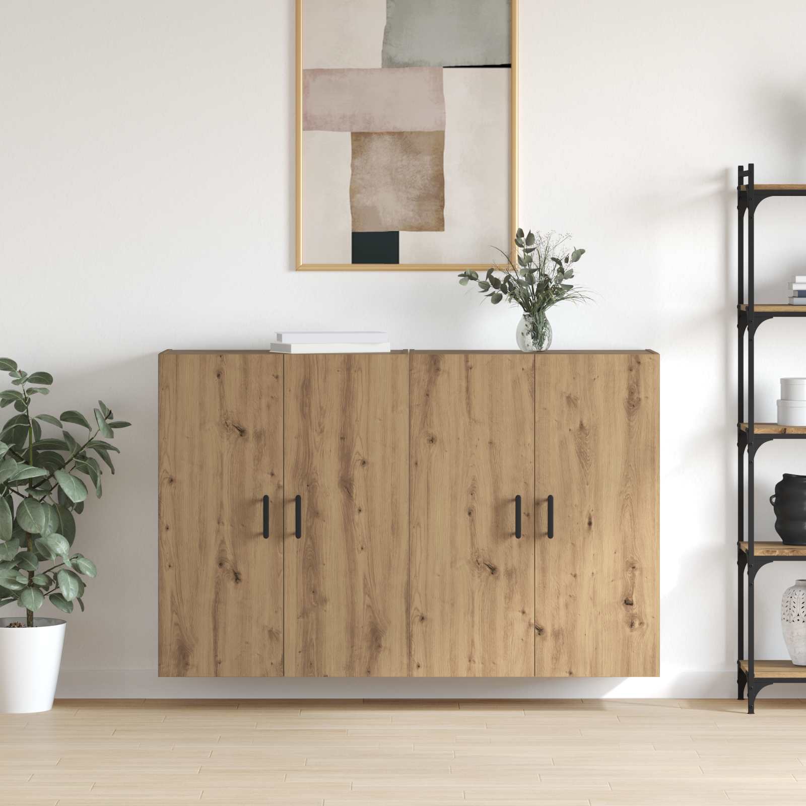 Prie sienos montuojama spinta 2 pcs Amatininkų ąžuolas