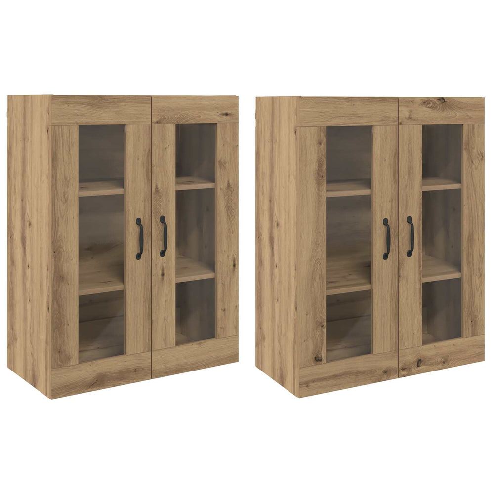 Sieniniai spintelės 2 pcs artisano ąžuolo 69,5 x 34 x 90 cm