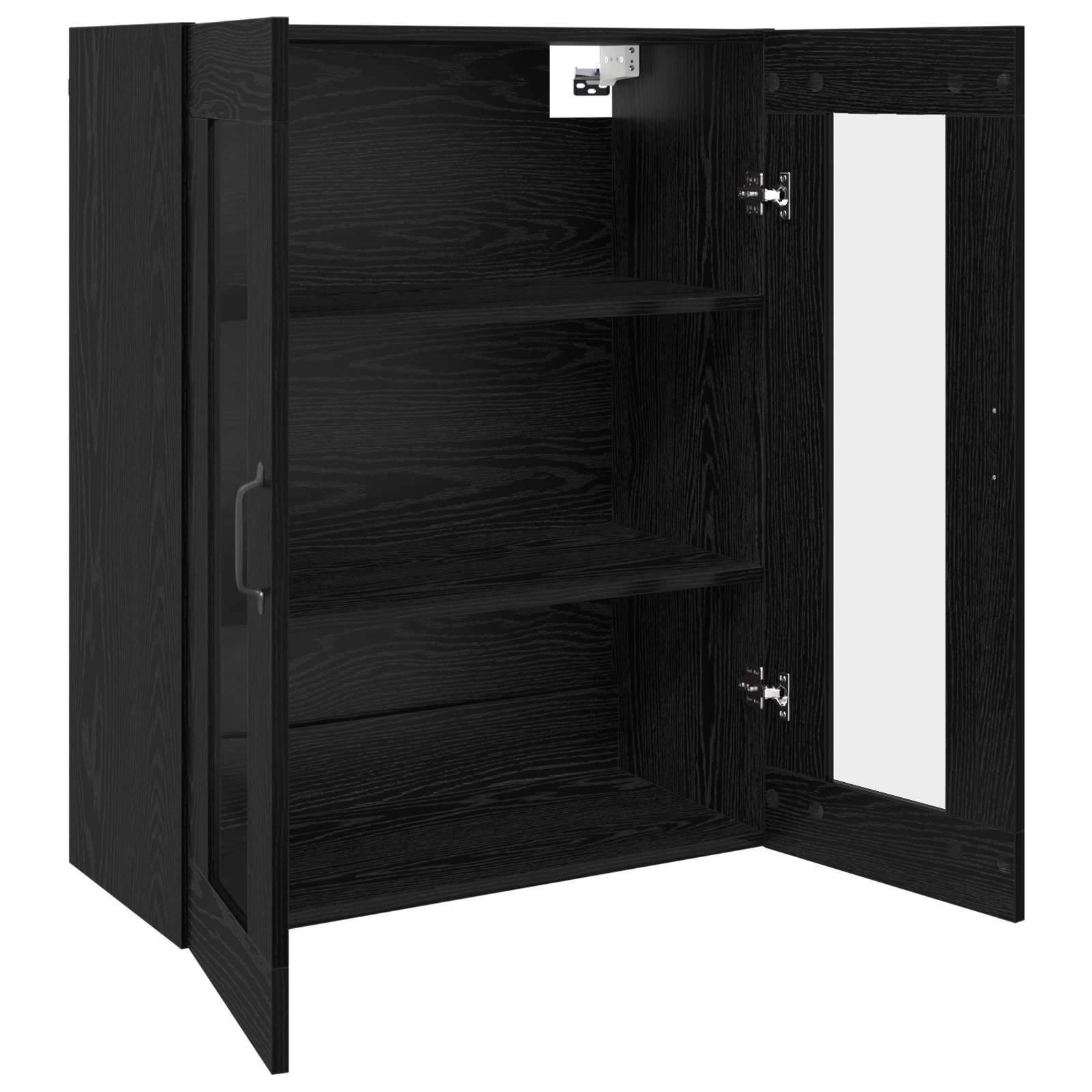 Sieniniai spintelės 2 pcs juoda ąžuolo 69,5 x 34 x 90 cm
