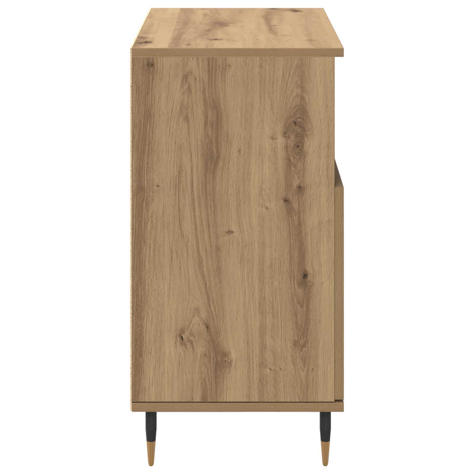 Šoninės lentynos 3 pcs Amatininkų ąžuolas