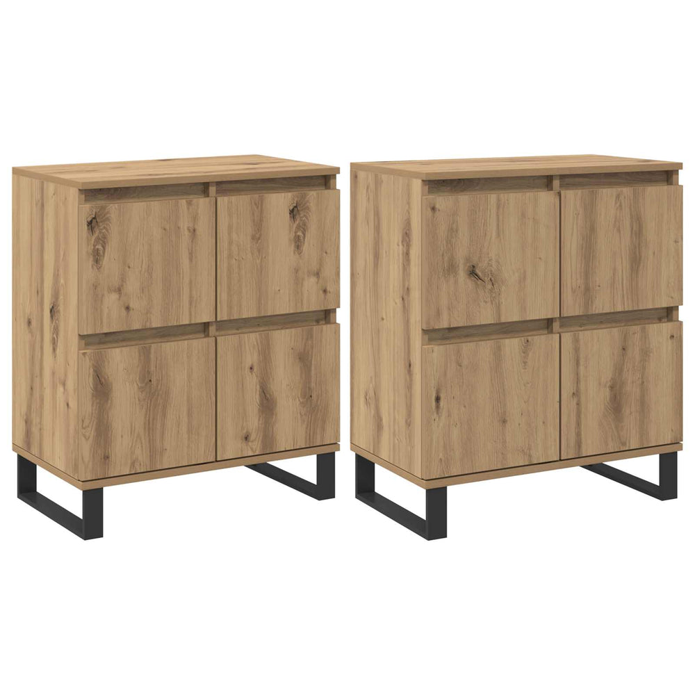 Kabalas 2 pcs Amatininkų ąžuolas 60 x 35 x 70 cm