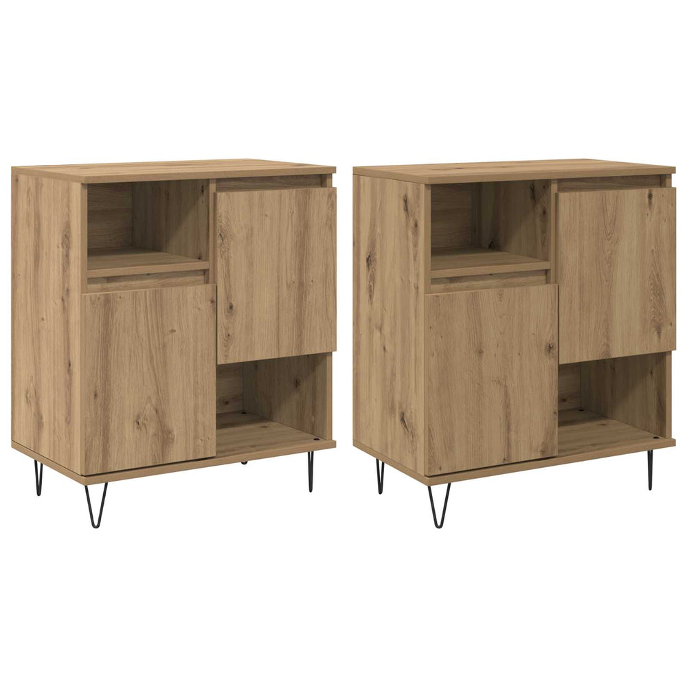 Kabalas 2 pcs Amatininkų ąžuolas 60 x 35 x 70 cm