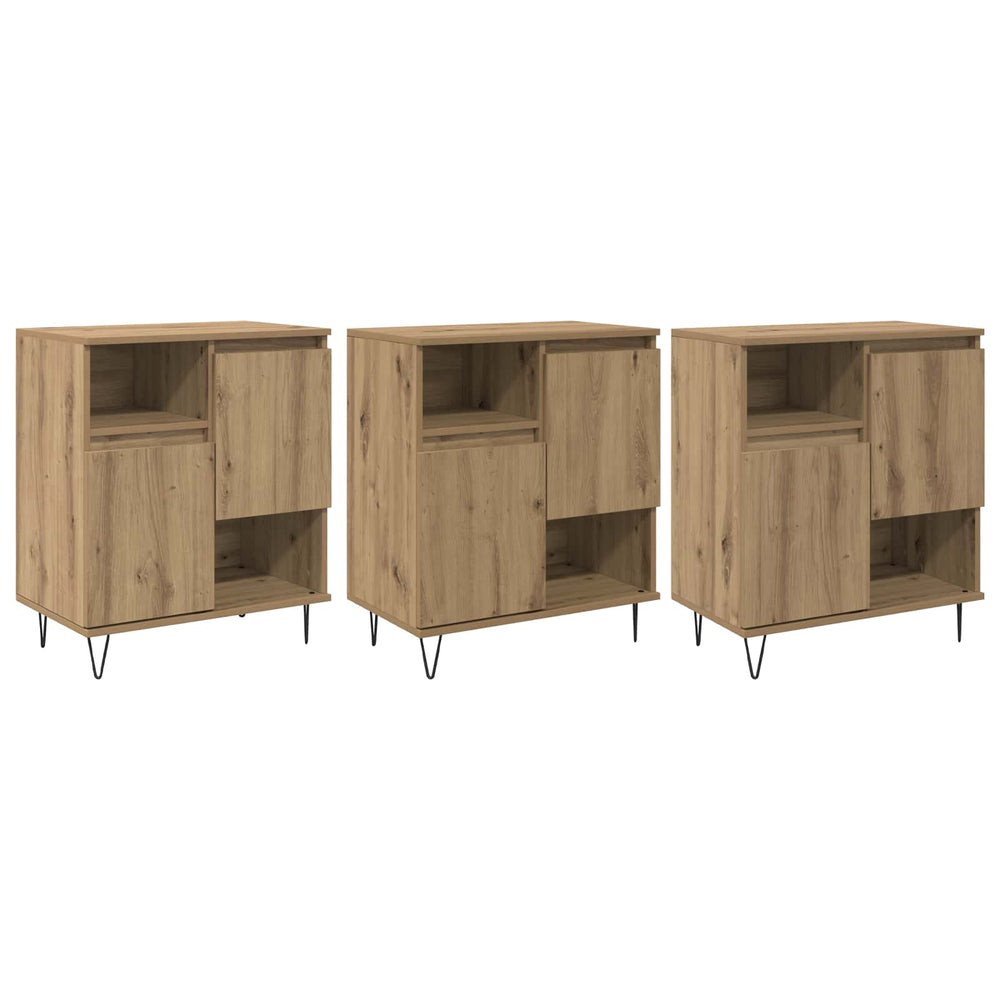 Kabalas 3 pcs Amatininkų ąžuolas 60 x 35 x 70 cm