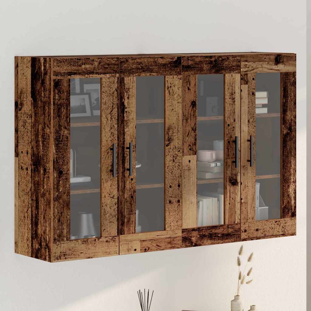 Sieniniai spintelės 2 pcs Sena mediena 69,5 x 34 x 90 cm
