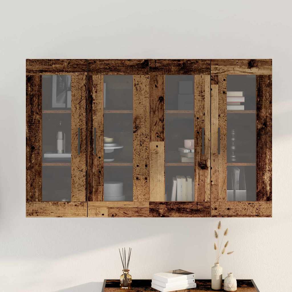 Sieniniai spintelės 2 pcs Sena mediena 69,5 x 34 x 90 cm
