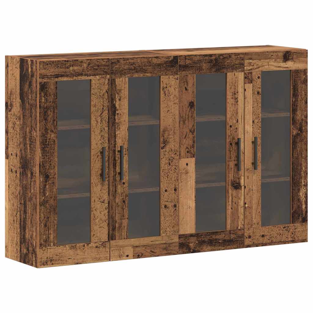 Sieniniai spintelės 2 pcs Sena mediena 69,5 x 34 x 90 cm