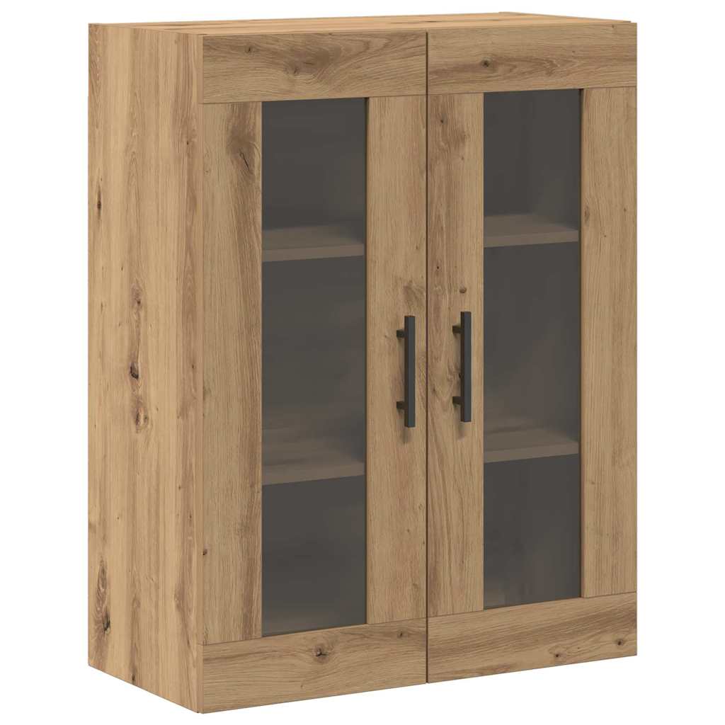 Wall cabinets 2 pcs Artisan oak and black