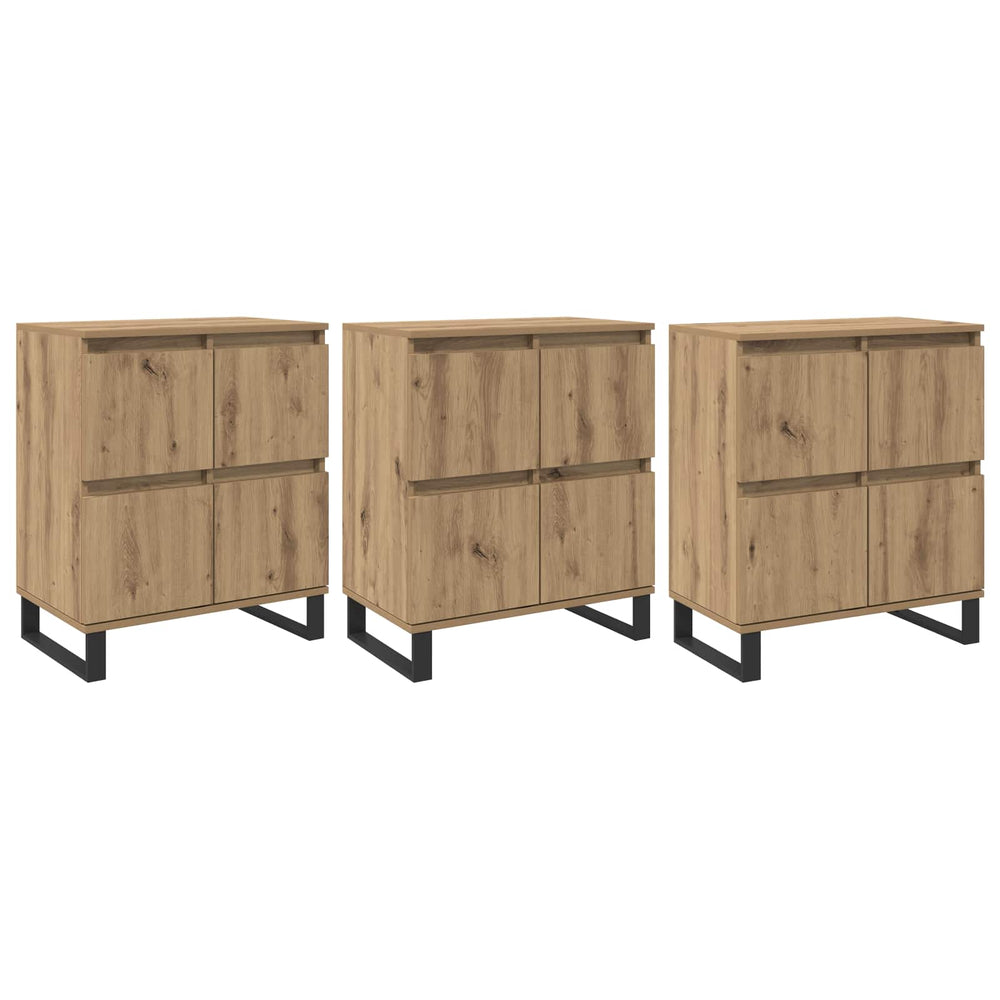 Kabalas 3 pcs Amatininkų ąžuolas 60 x 35 x 70 cm