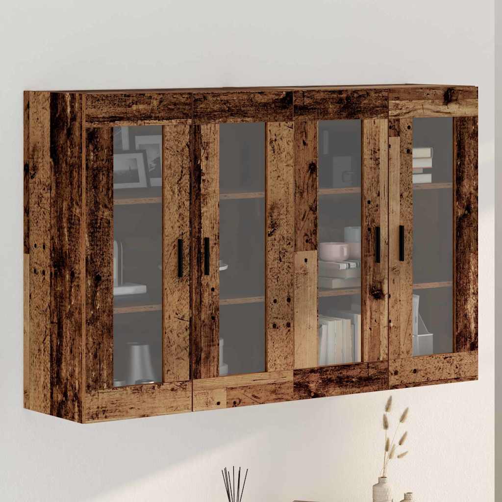 Sieniniai spintelės 2 pcs Sena mediena 69,5 x 34 x 90 cm