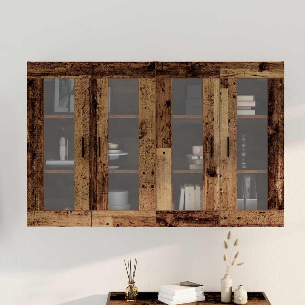 Sieniniai spintelės 2 pcs Sena mediena 69,5 x 34 x 90 cm