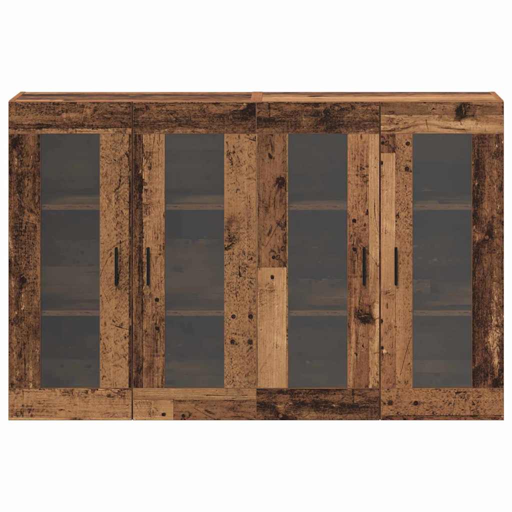 Sieniniai spintelės 2 pcs Sena mediena 69,5 x 34 x 90 cm
