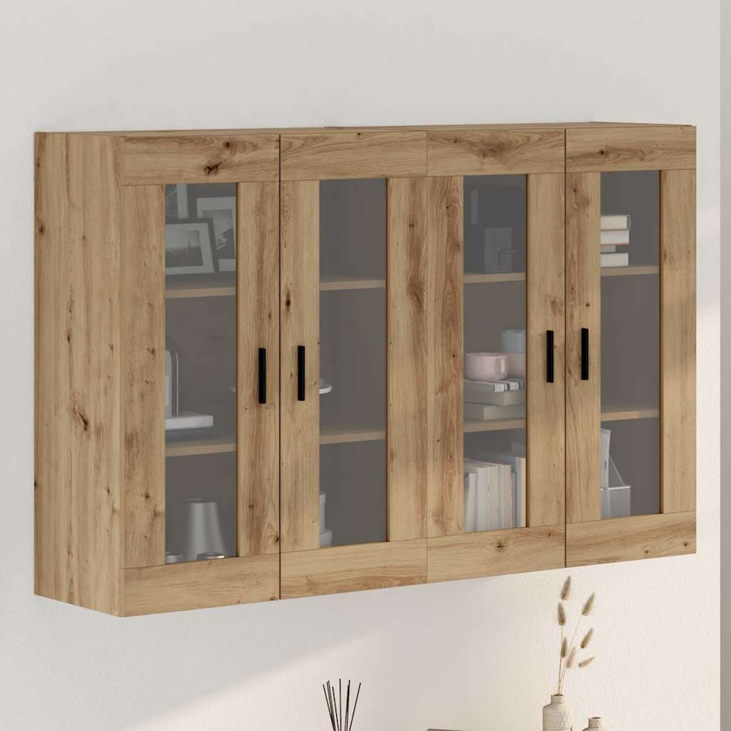 Sieniniai kabinetai 2 vnt Meistro ąžuolas 69.5x34x90 cm Inžinerinė mediena