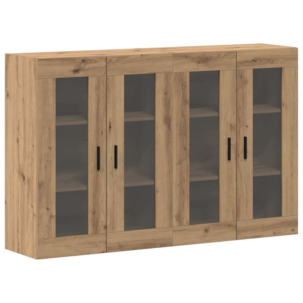 Sieniniai kabinetai 2 vnt Meistro ąžuolas 69.5x34x90 cm Inžinerinė mediena