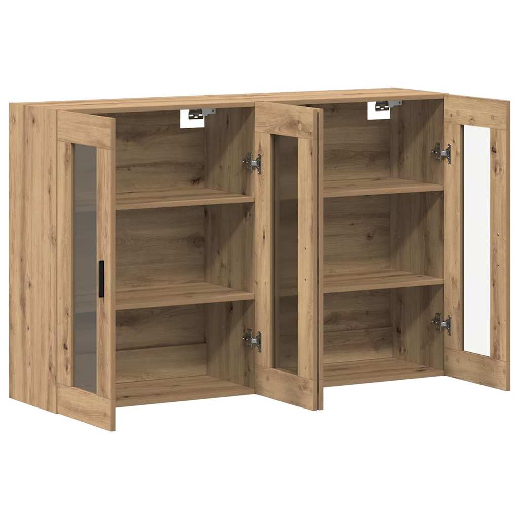 Sieniniai kabinetai 2 vnt Meistro ąžuolas 69.5x34x90 cm Inžinerinė mediena