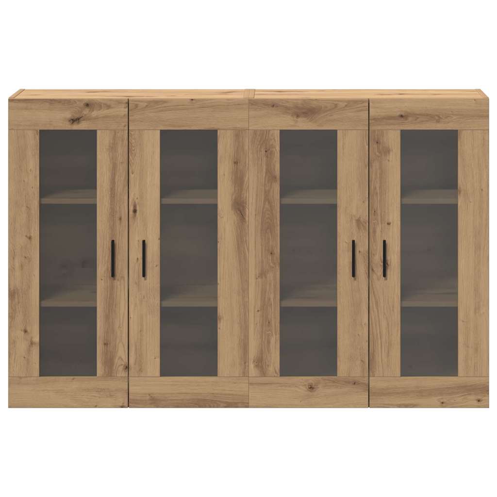 Sieniniai kabinetai 2 vnt Meistro ąžuolas 69.5x34x90 cm Inžinerinė mediena