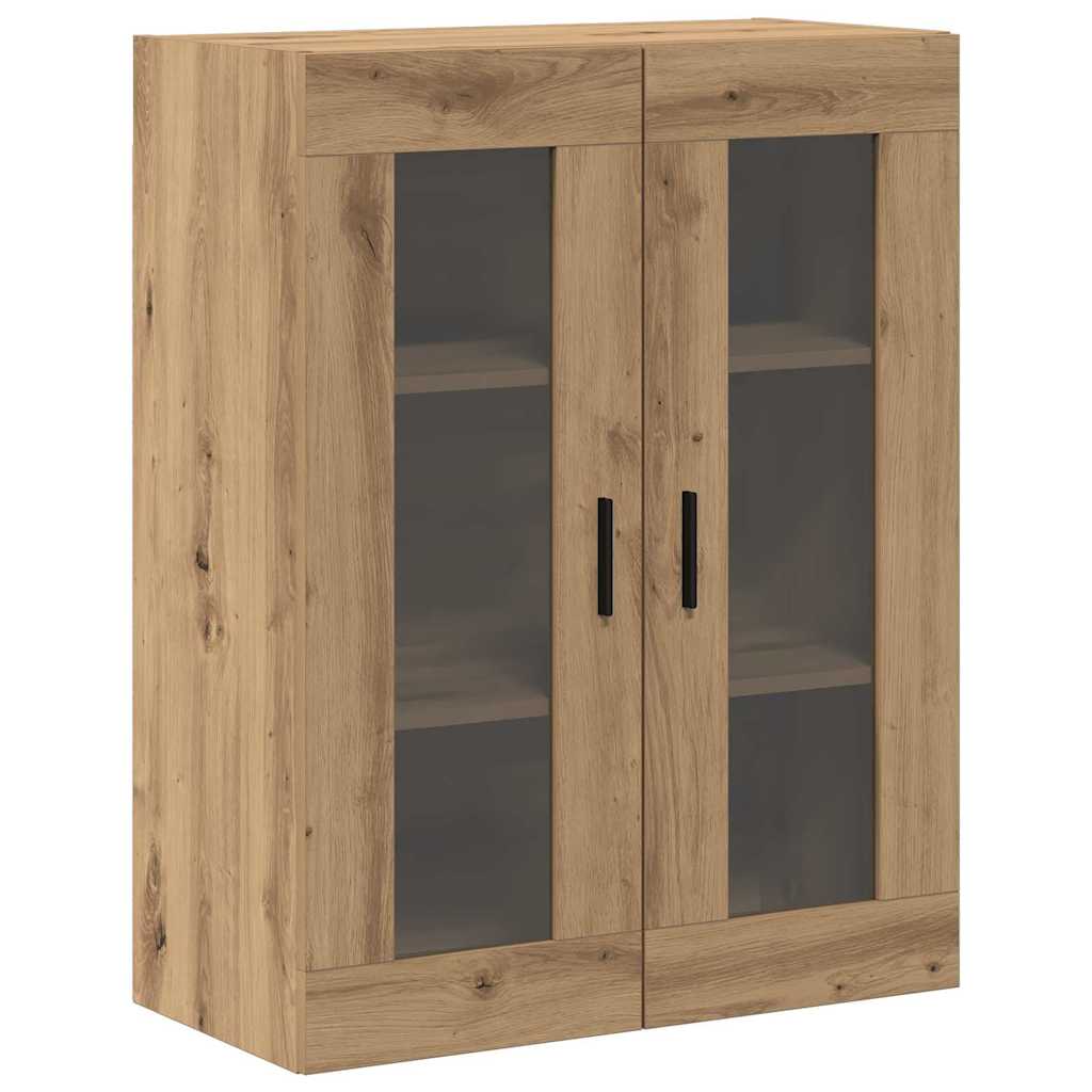 Sieniniai kabinetai 2 vnt Meistro ąžuolas 69.5x34x90 cm Inžinerinė mediena