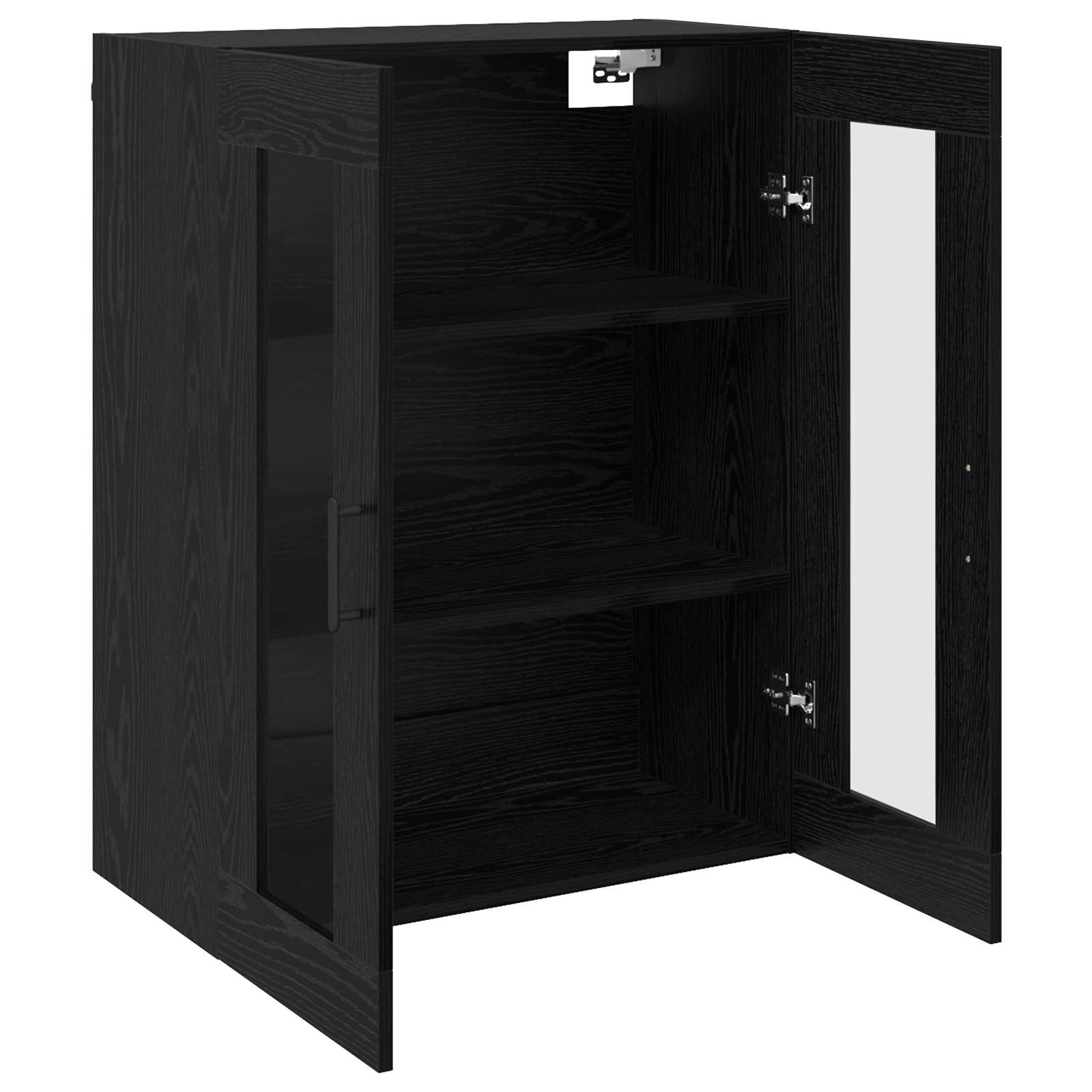 Sieniniai spintelės 2 pcs juoda ąžuolo 69,5 x 34 x 90 cm