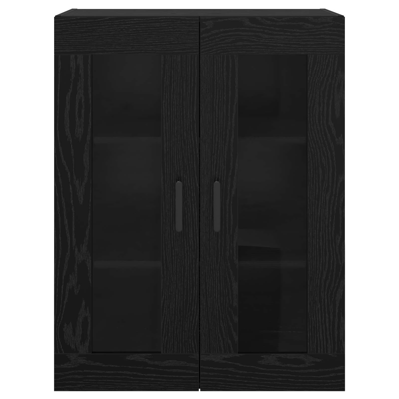 Sieniniai spintelės 2 pcs juoda ąžuolo 69,5 x 34 x 90 cm