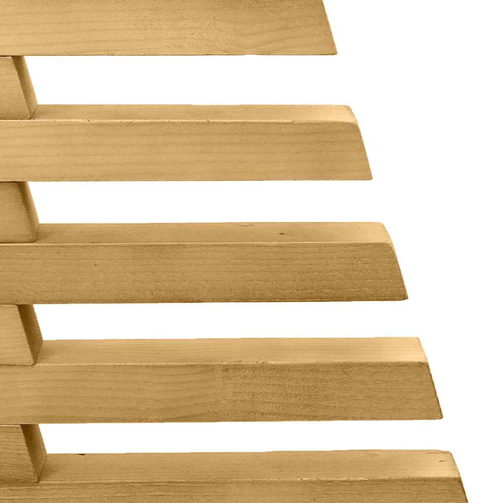 Medinė CROWN WINTER, Kalėdų eglutė stovu Ruda 60 cm. Pušies masyvas