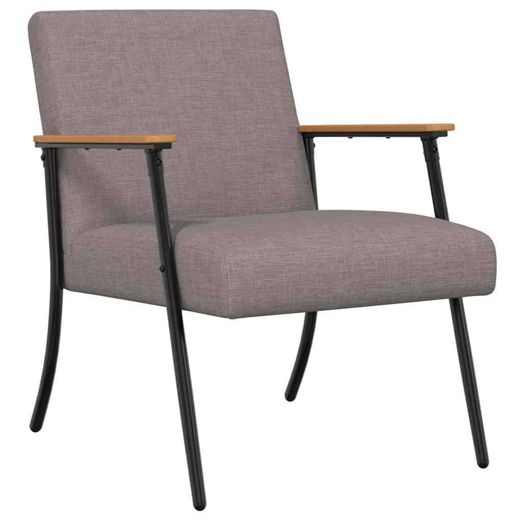 Armchair Taupe 59 x 75 x 78 cm fabric