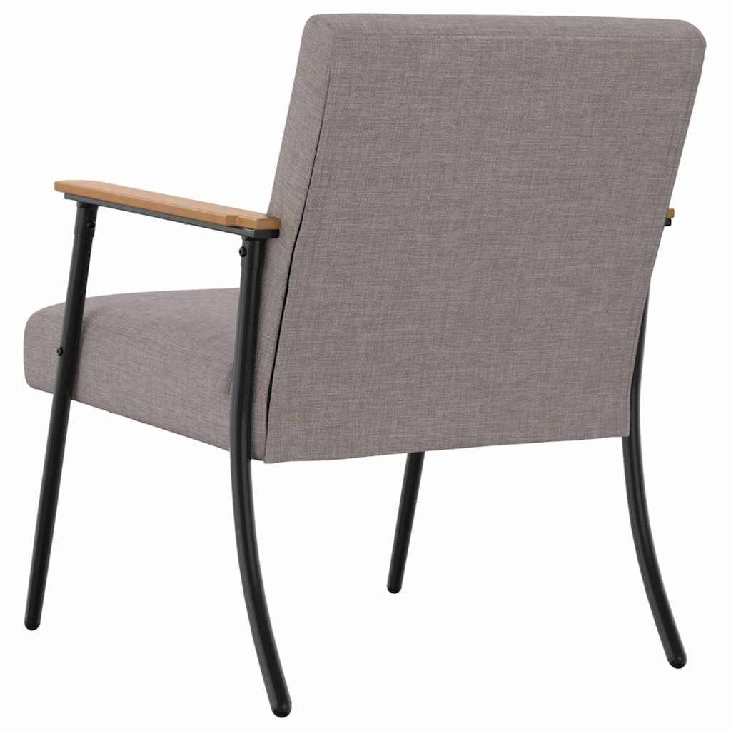 Armchair Taupe 59 x 75 x 78 cm fabric